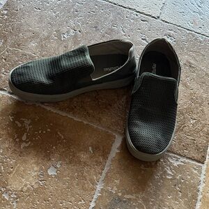 Olive Green Slip-On Loafers for Men